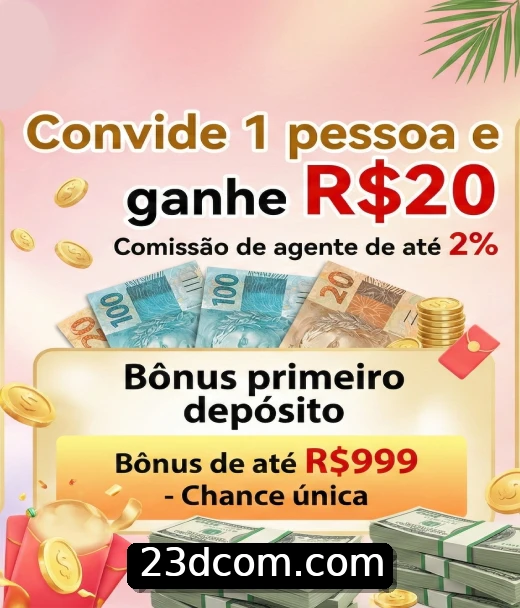 Bônus ao se registrar no 23d